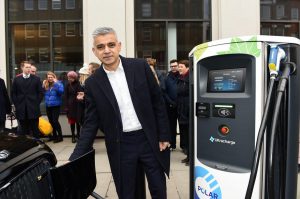 mayor launches 100th rapid charging point