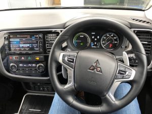 mitsubishi outlander phev driver instruments