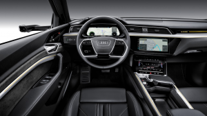 audi e-tron drivers view